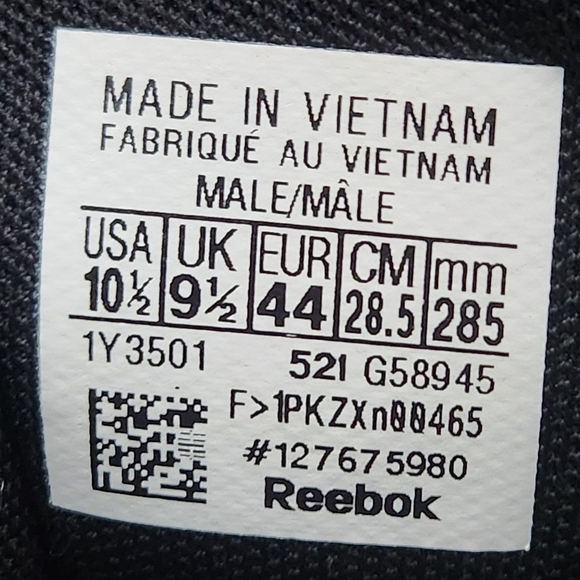 Reebok Nanoflex TR Shoes Cross Trainer Weightlifting Black Men's Size 10.5 - Picture 9 of 9